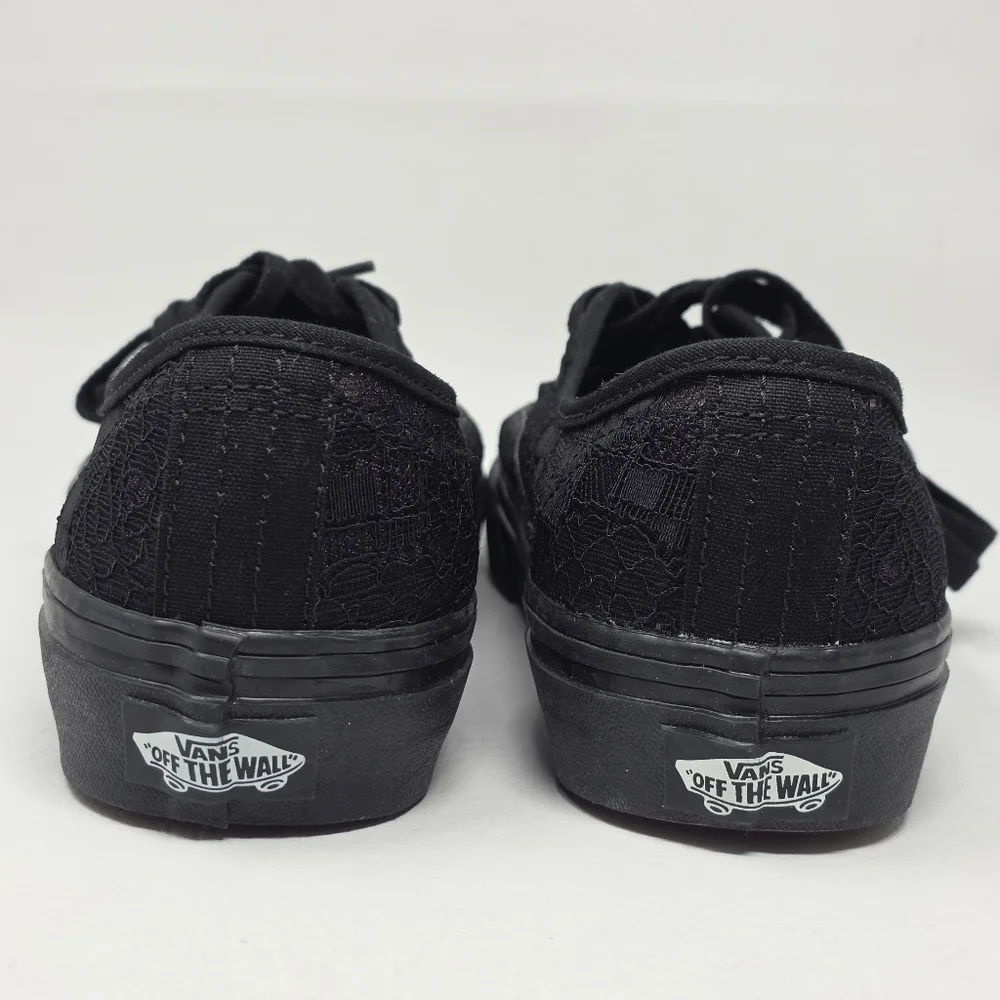 Vans Women's Chou Chou Black Lace Checker Limited Sneakers Shoes Size 7 New